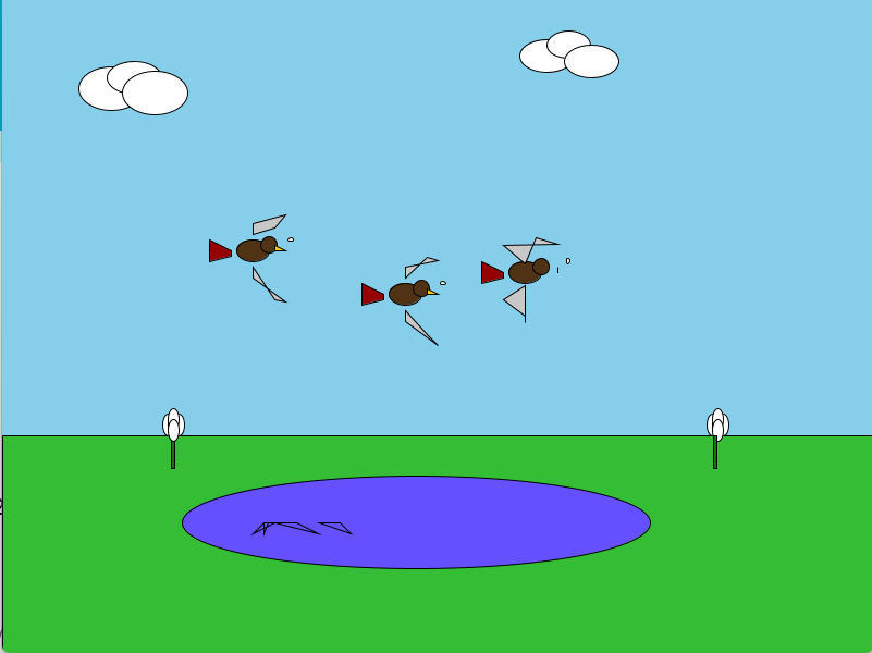 a bird scene